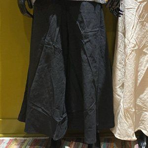 Bhutani Cotton Waist Wide-Leg Flare Pants - Solid (Black)
